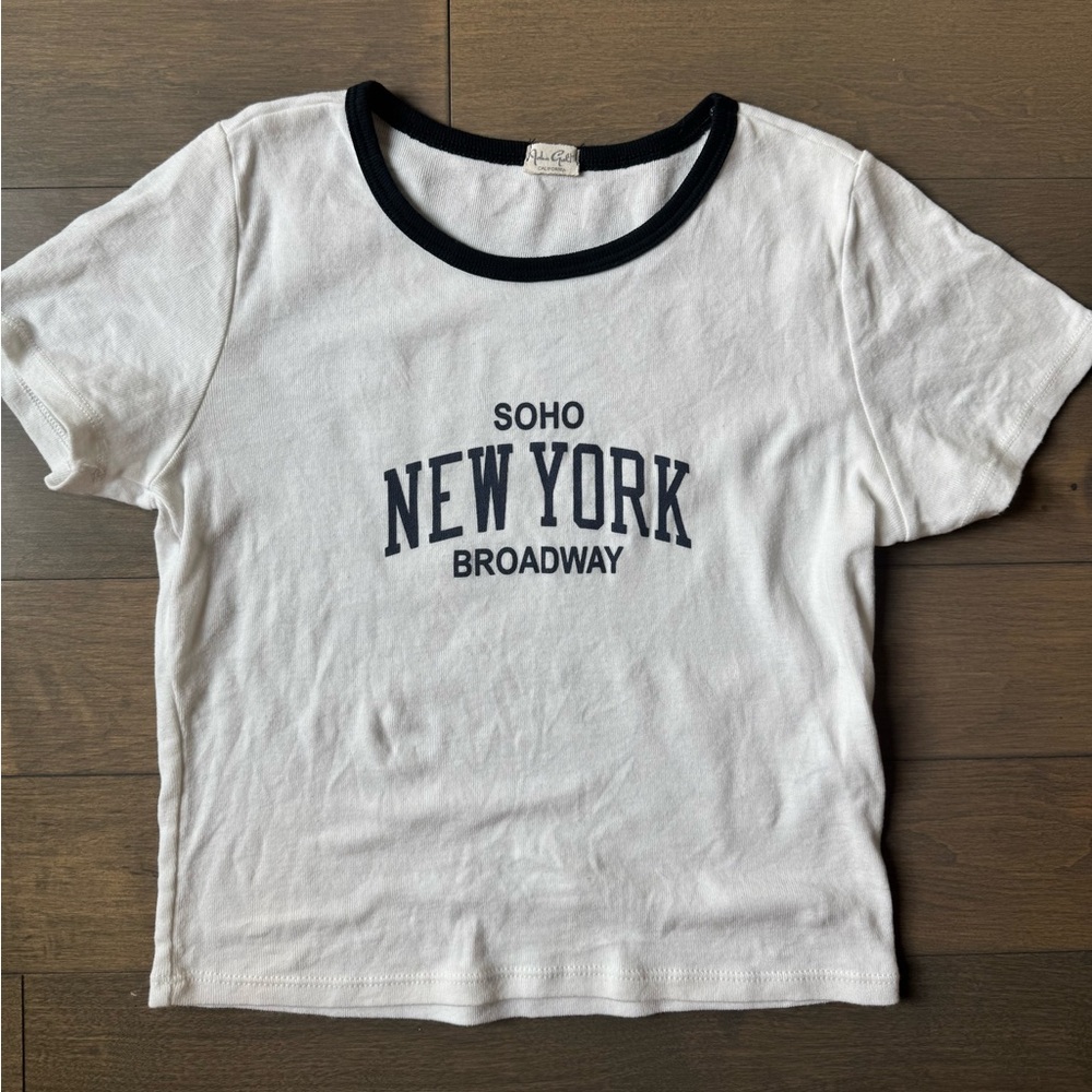 Brandy Melville Soho New York Baby Tee